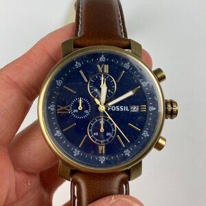 Fossil BQ2099 Rhett Chronograph Brown Leather Watch